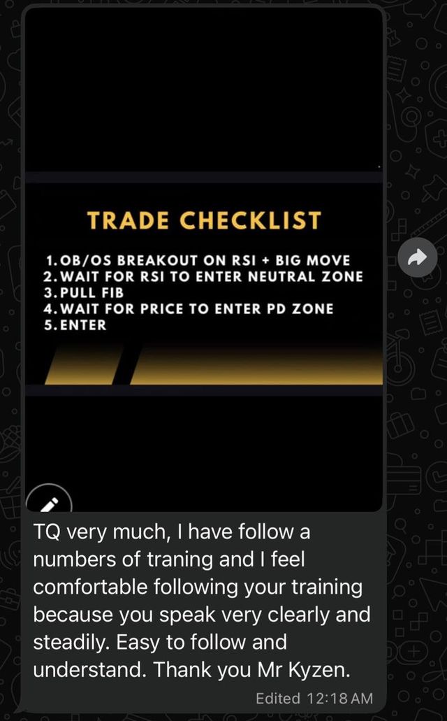 Member trade result